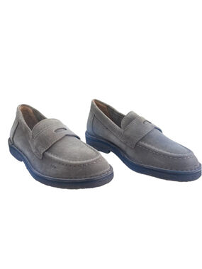 Drake's Tobacco Suede Canal Penny Loafer Perennial Crepe Soles Size UK 6 US 7